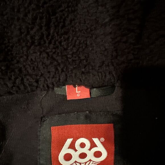 686 Girls Size Large Pink Snowboard Ski Coat Lily Jacket Snow Warm Hood L Purple - Picture 14 of 16